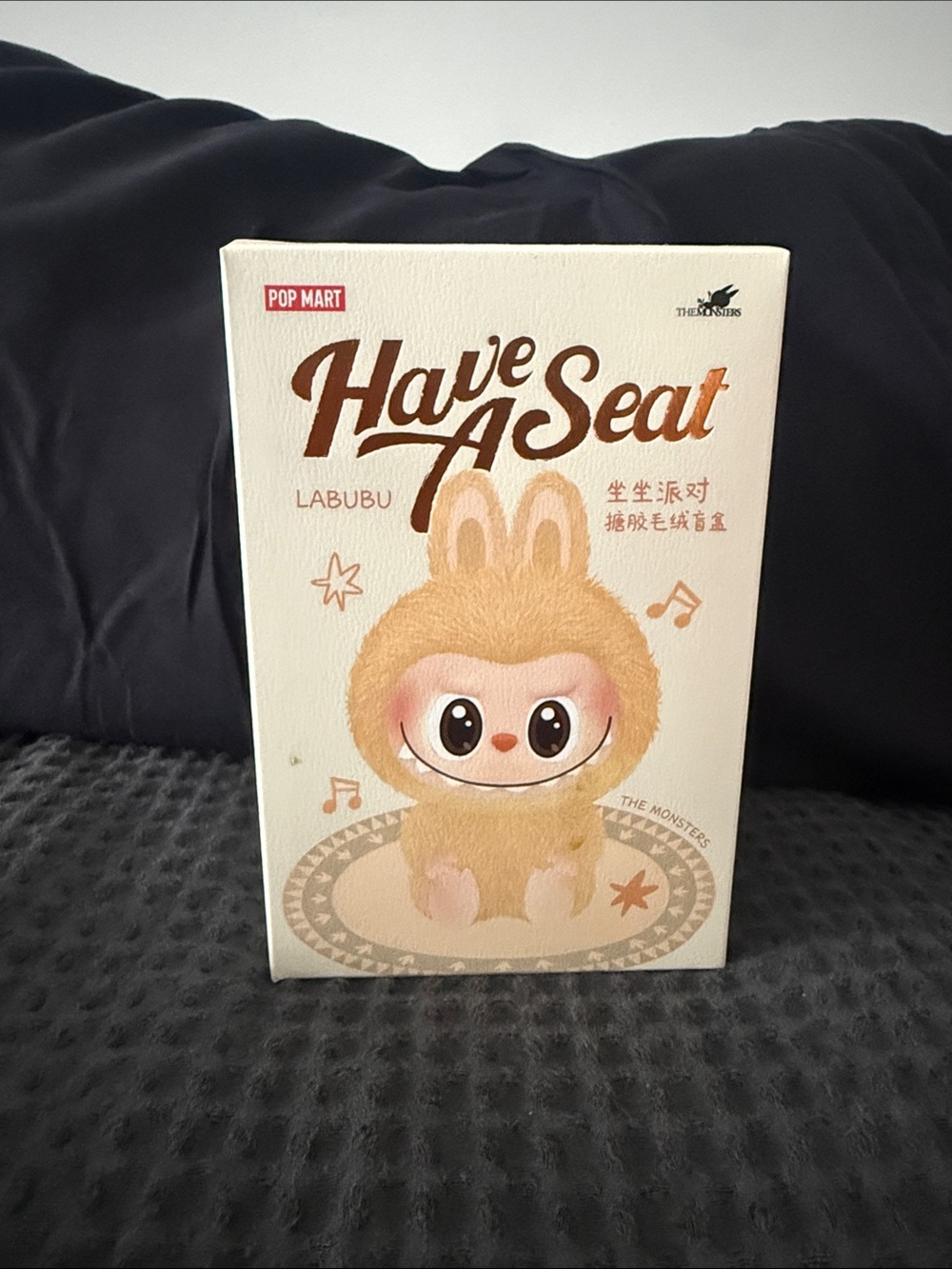 Have A Seat Labubu Plush - Zizi - Open Box, Sealed Bag
